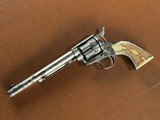 1873 Colt Single Action Army .45 Revolver Mexico City Shipped Texas History 1881 Ivory Nickel Blackpowder Wild West SAA Cowboy Pistol - 2 of 15