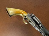 Rare & Important Early 1860 Colt Fluted Army .44 Percussion Revolver SN 107 Civil War Presentation Pistol Engraved Legend One-Piece Ivory Grips - 12 of 15