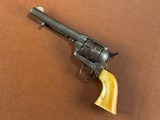 1873 Colt Single Action Army .45 Revolver Beautiful Ivory Grips Mexican Silver Coin Sight Early Blackpowder SAA 1879 Wild West Cowboy Pistol - 15 of 15