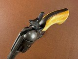 1873 Colt Single Action Army .45 Revolver Beautiful Ivory Grips Mexican Silver Coin Sight Early Blackpowder SAA 1879 Wild West Cowboy Pistol - 5 of 15