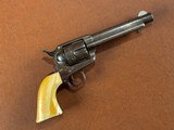 1873 Colt Single Action Army .45 Revolver Beautiful Ivory Grips Mexican Silver Coin Sight Early Blackpowder SAA 1879 Wild West Cowboy Pistol - 14 of 15