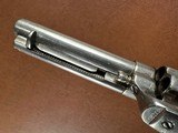 1873 Colt Frontier Six Shooter Single Action Army Revolver .44-40 Nickel Ivory 1880 Wild West Outlaw Pistol w/ Holster 1st Gen Blackpowder SAA - 7 of 15
