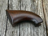 Original 1848 Colt 2nd Model Dragoon Percussion Revolver Wood Grips 1850 Antique Pistol Parts RARE - 4 of 6