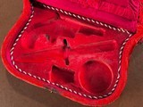 Wild West Saloon Madam's Lady of the Night Cased Engraved .22 Pocket Revolver Knife & Accs RARE 1870's Ladies' Pearl Pistol Dagger Set - 10 of 14