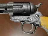 Exhibition Grade Nimschke Engraved 1873 Colt Frontier Six Shooter Single Action Army Revolver 5 1/2