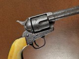 Exhibition Grade Nimschke Engraved 1873 Colt Frontier Six Shooter Single Action Army Revolver 5 1/2