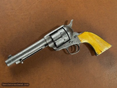 Exhibition Grade Nimschke Engraved 1873 Colt Frontier Six Shooter Single Action Army Revolver 5 1/2