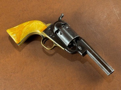 Exceedingly Rare 1851 Colt Navy Wells Fargo Percussion Revolver Short 4