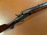 Rare Whitney Laidley Style I Deluxe Split Breech Rolling Block Sporting Rifle Fancy Checkered Pistol Grip Stock Heavy Oct Bbl - 10 of 15