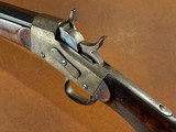 Rare Whitney Laidley Style I Deluxe Split Breech Rolling Block Sporting Rifle Fancy Checkered Pistol Grip Stock Heavy Oct Bbl - 4 of 15