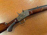 Rare Whitney Laidley Style I Deluxe Split Breech Rolling Block Sporting Rifle Fancy Checkered Pistol Grip Stock Heavy Oct Bbl