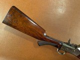 Rare Whitney Laidley Style I Deluxe Split Breech Rolling Block Sporting Rifle Fancy Checkered Pistol Grip Stock Heavy Oct Bbl - 8 of 15