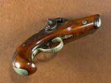Southern Stocked Henry Deringer Philadelphia Derringer Percussion Pocket Pistol w/ Carpet Bag Mold Flask & Dagger HISTORY - 5 of 15