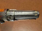 Southern Stocked Henry Deringer Philadelphia Derringer Percussion Pocket Pistol w/ Carpet Bag Mold Flask & Dagger HISTORY - 8 of 15