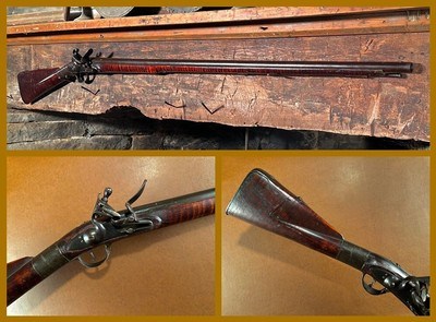 Tiger Maple Stocked Revolutionary War Flintlock American Militia Musket RARE Beautiful Original 1770's Patriot Minuteman Gun - Image 1 of 15