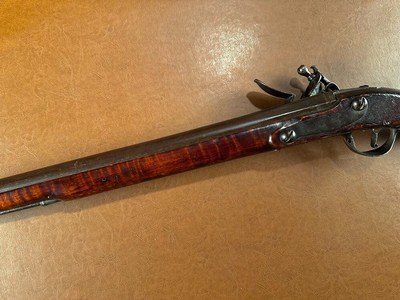 Tiger Maple Stocked Revolutionary War Flintlock American Militia Musket RARE Beautiful Original 1770's Patriot Minuteman Gun - Image 14 of 15