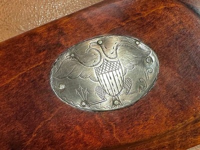 Custom Samuel Hawken St. Louis .50 Cal Percussion Half Stock Plains Rifle Tiger Maple Silver Eagle - Frontier Mountain Man Muzzleloader - Image 7 of 15