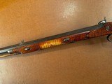 Custom Samuel Hawken St. Louis .50 Cal Percussion Half Stock Plains Rifle Tiger Maple Silver Eagle - Frontier Mountain Man Muzzleloader - Image 14 of 15