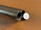 MASSIVE 8 Gauge Percussion Double Barrel Shotgun 14 1/2 lb Market Punt Gun 8GA SxS Muzzleloader 37