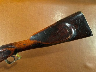 RARE Massive British South Africa 4 Bore Percussion Elephant Rifle - Original 1800's Safari Hunter Rifled .98 Cal Dangerous Game Gun - Image 13 of 15