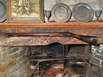 RARE Massive British South Africa 4 Bore Percussion Elephant Rifle - Original 1800's Safari Hunter Rifled .98 Cal Dangerous Game Gun - Image 2 of 15