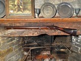 RARE Massive British South Africa 4 Bore Percussion Elephant Rifle - Original 1800's Safari Hunter Rifled .98 Cal Dangerous Game Gun - Image 2 of 15