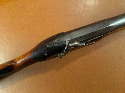 RARE Massive British South Africa 4 Bore Percussion Elephant Rifle - Original 1800's Safari Hunter Rifled .98 Cal Dangerous Game Gun - Image 7 of 15