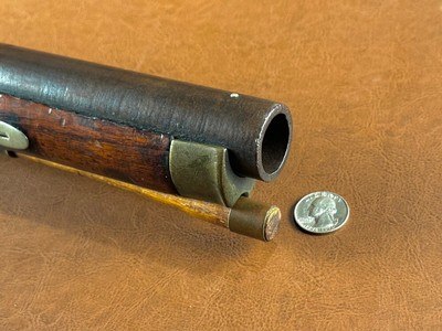RARE Massive British South Africa 4 Bore Percussion Elephant Rifle - Original 1800's Safari Hunter Rifled .98 Cal Dangerous Game Gun - Image 11 of 15