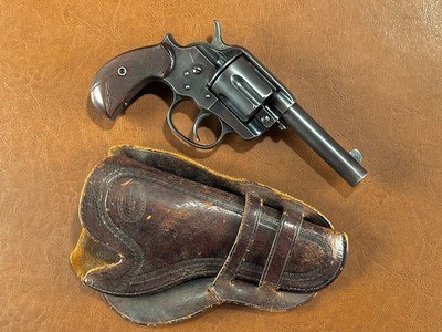 1878 Colt Frontier Double Action Sheriff Model Revolver .44-40 Etched Panel Blue 4