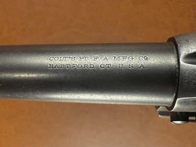 1878 Colt Frontier Double Action Sheriff Model Revolver .44-40 Etched Panel Blue 4