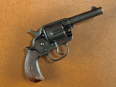 1878 Colt Frontier Double Action Sheriff Model Revolver .44-40 Etched Panel Blue 4