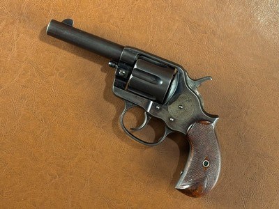1878 Colt Frontier Double Action Sheriff Model Revolver .44-40 Etched Panel Blue 4
