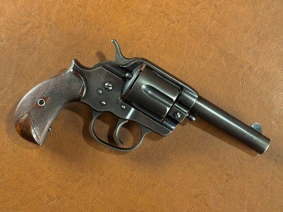 1878 Colt Frontier Double Action Sheriff Model Revolver .44-40 Etched Panel Blue 4