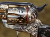 3rd Generation Colt SAA 45 LC Factory Engraved - 5 of 17