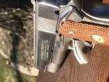 70 Series Custom Shop" Colt Gold Cup National Match .45 With the RARE Electrolis nickel finish.
- 6 of 14
