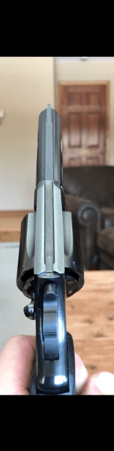 COLT POLICE POSITIVE MK V .38 SPECIAL WITH A 4" BARREL & BUE FINISH.- 11 of 19