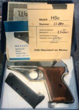 Mauser HSc 9mm Kurtz with RARE Nickel Finish - 1 of 10