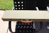 Canvas & Leather Gun case. 20/28 ga. Side by Side for 28