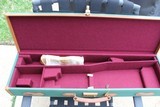 Brady Brothers of England Trunk Style Gun Case. Model #6, Canvas & Leather. Brand New - 4 of 7