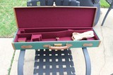 Brady Brothers of England Trunk Style Gun Case. Model #6, Canvas & Leather. Brand New - 6 of 10