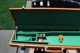 Emmebi of Italy. Best quality all leather gun case. New. 12, 16, 20 ga. Barrels to 30