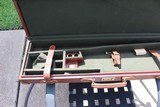 Emmebi of Italy. Best Quality All Leather Gun Case. For sbs or O/U with barrels to 30