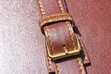 Emmebi of Italy. Best Quality All Leather Gun Case. For sbs or O/U with barrels to 30