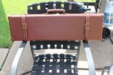Emmebi of Italy. Best Quality All Leather Gun Case. For sbs or O/U with barrels to 30