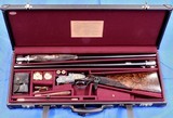 Beretta SO9 O/U Sidelock - 28 in 20 ga - 2-barrel sets - Galeazzi-Engraved Gold Inlay / Blue - LNIB with Beretta Leather Case - 1 of 15