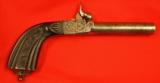 French Muff Ebony Stock Pistol .45 cal. (ca. 1850),
- 6 of 7