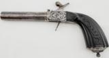 French Muff Pistol, ca 1850, .45 Cal - 2 of 9