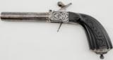 French Muff Ebony Stock Pistol .45 cal. (ca. 1850) - 2 of 9
