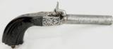 French Muff Ebony Stock Pistol .45 cal. (ca. 1850) - 3 of 9