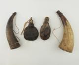 Vintage Powder Horns, Leather Shot bags, and Shot Shell Reloaders - 12 of 18